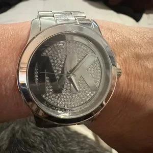 Michael Kors MK5544 Runway crystal pave silver chronograph fashion watch. Michael Kors | Accessories | Michael Kors Mk5544 Runway  main image 4